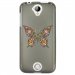 TPU1Z330PAPILLONSEUL - Coque souple pour Acer Liquid Z330 avec impression Motifs papillon psychédélique