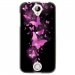 TPU1Z330PAPILLONSFUSHIAS - Coque souple pour Acer Liquid Z330 avec impression Motifs papillons fushias