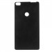 TPULOOKCUIRP8MAXNO - Coque souple Leather-Look aspect cuir coloris noir contour transparent pour Huawei Ascend P8 Max