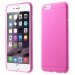 TPUMATIP6PLUSROSE - Coque Souple minigel rose mat aspect givré pour iPhone 6 Plus 