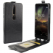 ULTRAFLIP-NOKIA61 - Etui Nokia-6.1 (2018) ultra-fin rabat vertical coloris noir logement carte