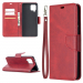 WALLET-A42ROUGE - Etui Galaxy A42 rouge rabat latéral logements cartes fonction stand