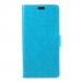 WALLET-IPXBLEU - Etui portefeuille iPhone-X coloris bleu rabat latéral articulé fonction stand
