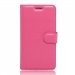WALLET-M3NOTEFUSHIA - Etui Meizu M3-Note type portefeuille coloris fushia logements cartes