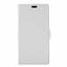 WALLET-NOKIA6BLANC - Etui Nokia 6 type portefeuille blanc avec logements cartes
