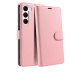 WALLET-S21PLUSROSE - Etui Galaxy-S21 Plus logements carte fonction stand coloris rose