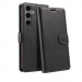 WALLET-S24FENOIR - Etui Galaxy-S24 FE logements carte fonction stand coloris noir