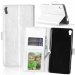 WALLET-XAULTRABLANC - Etui Xperia XA-Ultra blanc rabat latéral fonction stand logements cartes