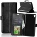 WALLET-XAULTRANOIR - Etui Xperia XA-Ultra noir rabat latéral fonction stand logements cartes