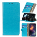 WALLET-Y70BLEU - Etui portefeuille Wiko Y70 rabat latéral bleu logements cartes