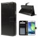 WALLETGALAA7NOIR - Etui type portefeuille noir Samsung Galaxy A7 SM-A700F rabat latéral fonction stand