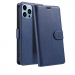 WALLETIP13PROBLEU - Etui portefeuille iPhone 13 Pro coloris BLEU rabat latéral articulé fonction stand