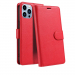 WALLETIP13PROROUGE - Etui portefeuille iPhone 13 Pro coloris ROUGE rabat latéral articulé fonction stand