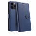 WALLETIP14PMXBLEU - Etui portefeuille iPhone 14 PRO MAX coloris BLEU rabat latéral articulé fonction stand