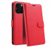 WALLETIP16PROROUGE - Etui portefeuille iPhone 16 PRO coloris ROUGE rabat latéral articulé fonction stand