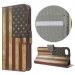 WALLETIP7USAVINT - Etui type portefeuille USA pour iPhone 7 rabat latéral articulé fonction stand