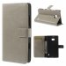 WALLETLUMIA930TAUPE - Etui type portefeuille pour Lumia 930 coloris taupe rabat latéral articulé fonction stand