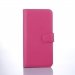 WALLETONEM9FUSHIA - Etui type portefeuille fushia pour HTC One M9 rabat latéral articulé fonction stand
