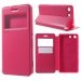 WALLETVIEWXPEM5FUSHIA - Etui Folio View Roar Korea ultra fin fushia pour Sony Xperia M5 ET M5 Dual
