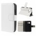 WALLETYOUNG2BLANC - Etui type portefeuille blanc pour Galaxy Young 2 SM-G130 rabat latéral articulé fonction stand