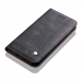 WALLMAGN-J6PLUSNOIR - Housse Etui Galaxy J6+ rabat latéral noir aimant invisible