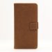 WALLUXXPERIAXCAMEL - Etui de type portefeuille en cuir pour Sony Xperia-X coloris camel