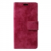 WALLVINT-XZ1COMPFUSHIA - Etui type portefeuille fushia vintage Xperia XZ1-Compact avec rabat latéral fonction stand