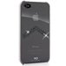 WDIP5FLECHNOIR - Coque White Diamonds avec des cristaux Swarovski Arrow Noirs iPhone 5