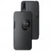 WIKOSMART-VIEW4LITEGRIS - Wiko Smart-Folio View-4 Lite avec rabat latéral zone de notification