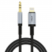 WIWU-JACKLIGHTNING - Câble audio jack 3.5mm vers connecteur Lightning de Wiwu