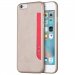 XLEVELVINTCARIDP655OR - Coque souple XLevel Vintage Card pour iPhone 6s Plus coloris or
