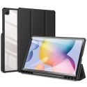 DUX-TOBYTABS6LITE - Etui Galaxy Tab S6 Lite noir Dux-Ducis série TOBY avec coque souple et rabat articulé logement stylet
