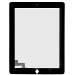 VITREIPAD4NOIR - Vitre Face Avant et Surface Tactile Apple iPad 3 iPad 4